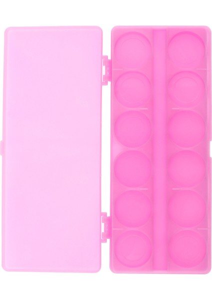 24 Kuyu ile Seyahat Boya Tepsisi Katlanır Guaj Akrilik Pembe (Yurt Dışından)