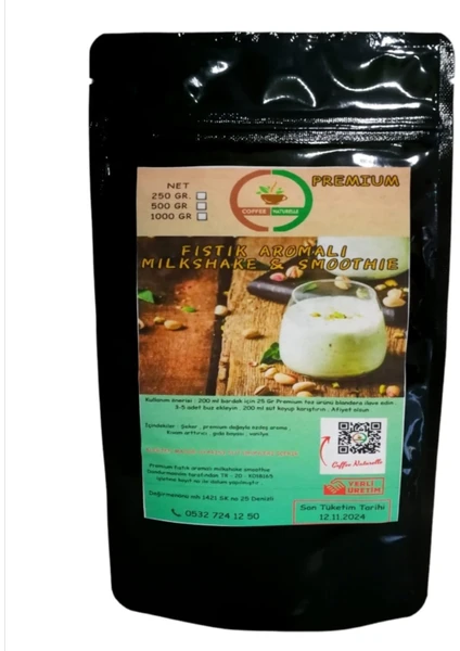 Coffee Naturelle Antep Fıstık Aromalı Milkshake 1 kg