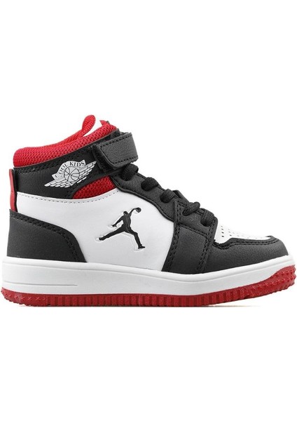 Haykat Basketbol Ayakkabısı Erkek Çocuklar İçin Konforlu ve Şık Siyah Kırmızı