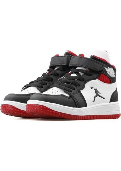 Haykat Basketbol Ayakkabısı Erkek Çocuklar İçin Konforlu ve Şık Siyah Kırmızı modelleri