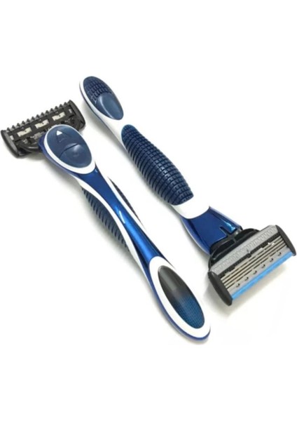 Shave J8 Kartuşlu Tıraş Makinesi + F9 Tıraş Fırça + 12 Adet Kartuş Jilet -5 Bıçaklı