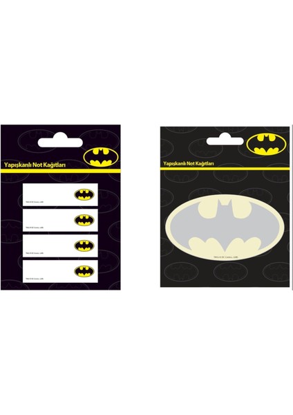 Yapışkanlı Not Kağıdı --Batman Ayraç ve Not Kağıdı (2 Farklı Model)