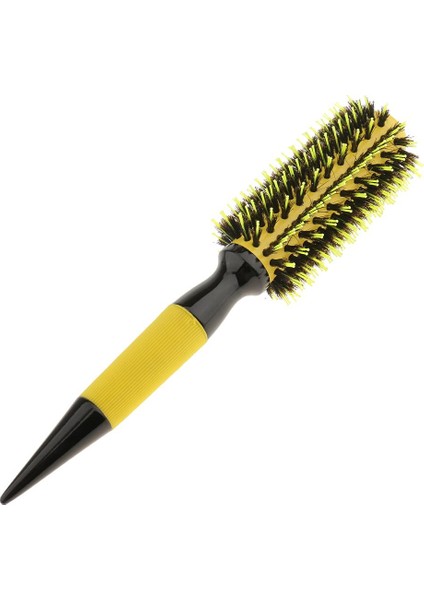 Naylon Kıl Yuvarlak Kıvırma Saç Silindir Fırçası Doğal Ahşap Saç Fırçası 2.2 "2.2 Inç (Yurt Dışından)