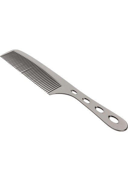 21.5cm Anti Statik Alüminyum Salon Saç Stilist Comb Der Yetişkin Çocuk Grisi (Yurt Dışından)