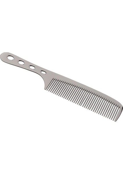 21.5cm Anti Statik Alüminyum Salon Saç Stilist Comb Der Yetişkin Çocuk Grisi (Yurt Dışından)