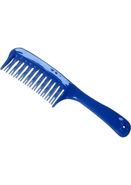 Plastik Der Çift Büyük Dişler Saç Targotu Detangling Salon Şekillendirme Aracı Mavi (Yurt Dışından)