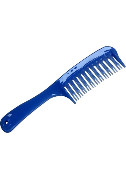 Plastik Der Çift Büyük Dişler Saç Targotu Detangling Salon Şekillendirme Aracı Mavi (Yurt Dışından)