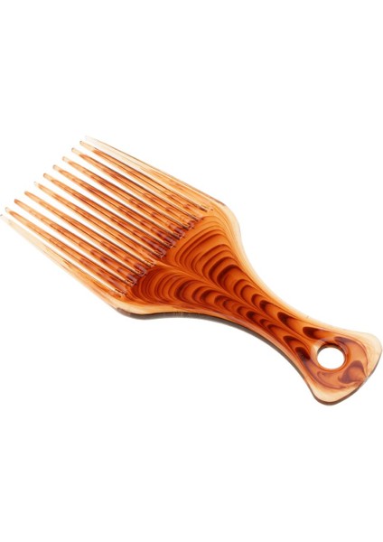 Plastik Afro Saç Kaldırma Pik Pick Pick Annie Style Comb Pro Cep Brown Salon (Yurt Dışından)