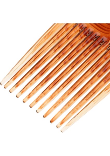 Plastik Afro Saç Kaldırma Pik Pick Pick Annie Style Comb Pro Cep Brown Salon (Yurt Dışından)