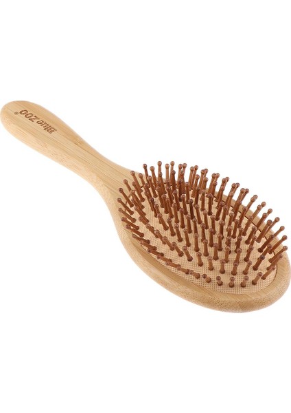 Doğal Kıl Saç Fırçası Bambu Fırça Masaj Saç Tarağı Tüm Saç Türleri (Yurt Dışından) indirimleri