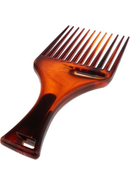 Plastik Afro Saç Seçme Kuaförlük Kıvırcık Saç Fırçası Salon Stil Fırçası (Yurt Dışından)