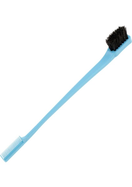 2pcs Kenar Kontrol Fırçası Çift Yan Taraklar Pürüzsüz Doğal Görünüm Cila Saç Tarağı MULTI05 (Yurt Dışından)