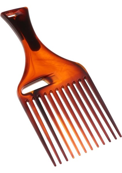 Plastik Afro Saç Seçme Kuaförlük Kıvırcık Saç Fırçası Salon Stil Fırçası (Yurt Dışından)