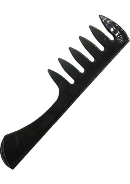 2 Adet Yağ Kafası Geniş Diş Tarak Saç Kesme Ev Salon Taşınabilir Multitool (Yurt Dışından)