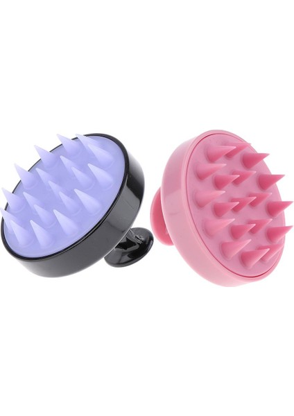 2pcs Taşınabilir Saç Kafa Masajı Masaj Şampuan Fırça Baş Masajı Çocuklar Için Yetişkin (Yurt Dışından)