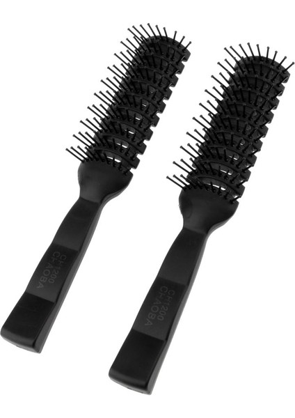 2pcs Stil Saç Fırçası Kaburga Tarağı Anti-Statik Salon Adanmış Kıvırcık Saç Tarağı (Yurt Dışından) fırsatları