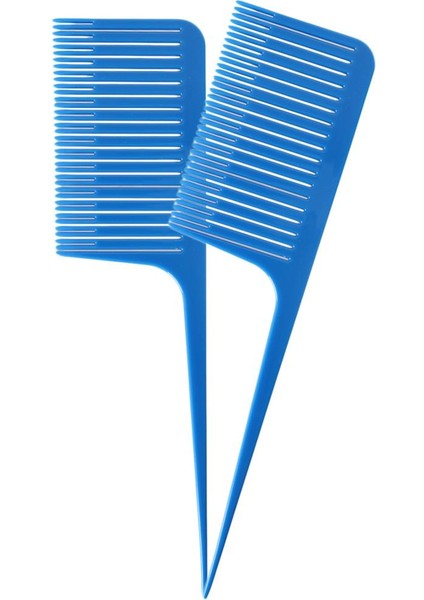Profesyonel Örgü Vurgulayıcı Saç Tarakları Mavi 2 Adet (Yurt Dışından)
