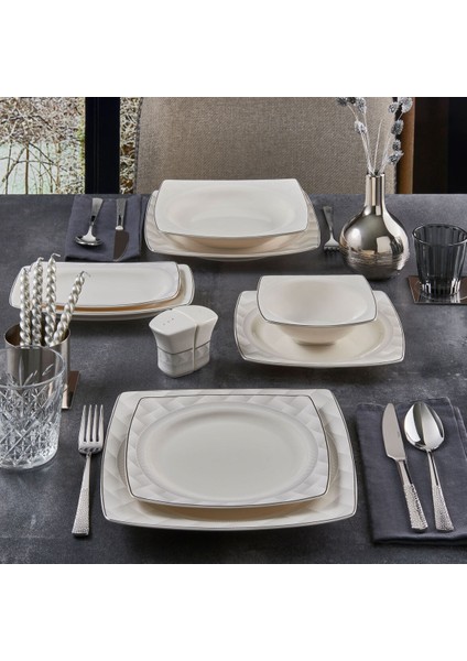 Caroline 54 Parça 12 Kişilik Yemek Takımı 6341