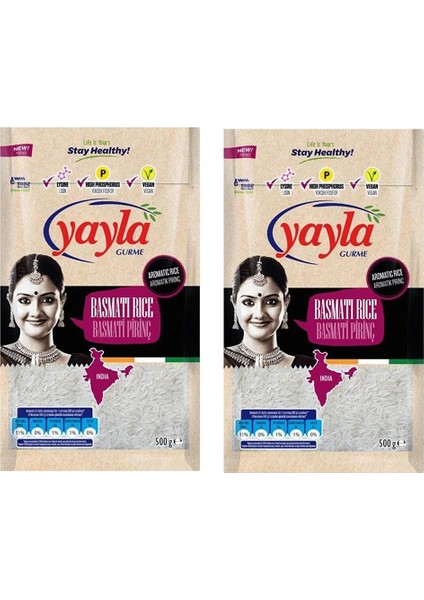 Basmati Pirinç 500 gr x 2 Adet