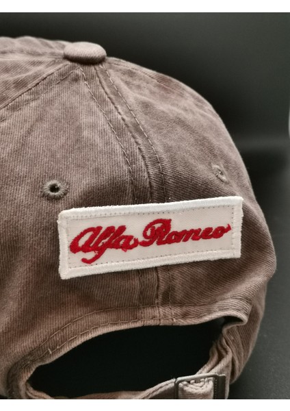 Alfa Romeo Dört Yapraklı Yonca Kahverengi Pamuklu Erkek Kadın Şapka modelleri