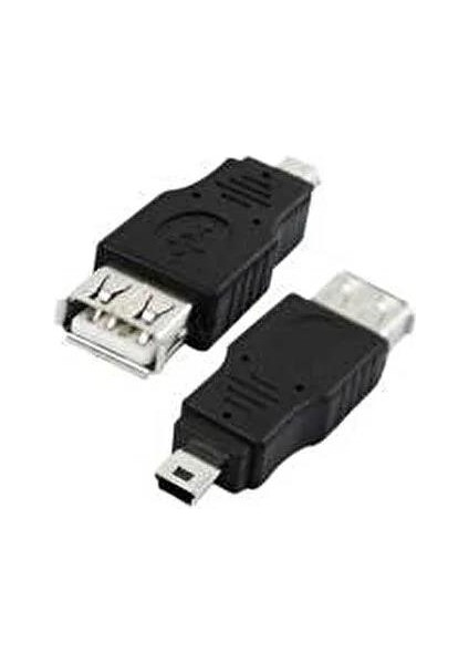 Mini USB Erkek USB Dişi 5 Pin Erkek USB Dişi Mini USB Otg 5 Pin Otg