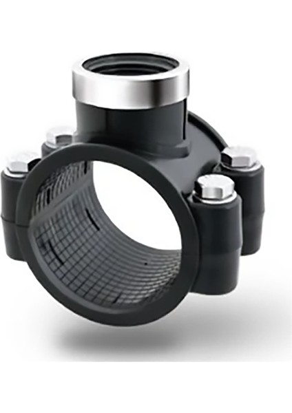 Priz Kolye Galvanız Cıvatalı Metal Yüzüklü ( 75 x ½'' )