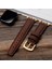 Apple Watch 42MM 44MM 45MM 49MM 3 / 4 / 5 / 6 / se / 7 / 8 / 9 / Ultra / Ultra 2 Deri Kordon Kahve 3