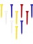 10 Adet Kırılmaz Golf Tees Profesyonel Plastik Çiviler Karışık Renk 54MM (Yurt Dışından) 5