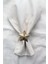 6 Adet Dekoratif Gold Star Nova Peçete Halkası - Napkin Ring 3