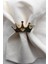 6 Adet Dekoratif Gold Queen Peçete Halkası - Napkin Ring 1