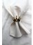 6 Adet Dekoratif Gold Queen Peçete Halkası - Napkin Ring 3