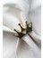 6 Adet Dekoratif Gold Queen Peçete Halkası - Napkin Ring 5