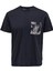 O Yaka Düz Lacivert Erkek T-Shirt 22025286_ONSPERRY Lıfe Reg Leaf Ss 3