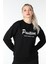 Kadın Baskılı Sweat Siyah 1