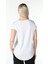 Kadın Kayık Yaka Kısa Kollu Regular Fit Basic Tişört Beyaz 5