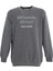 Erkek Baskılı Sweatshirt Antrasit 2