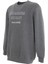 Erkek Baskılı Sweatshirt Antrasit 4