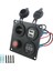 4 Delik Paneli+Çift USB Şarj Cihazı+Voltmetre+Güç Soketi+Açık Kapalı Anahtar Araç Teknesi (Yurt Dışından) 2