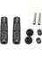 Evrensel Cnc Motosiklet Scooter Dirt Atv Ayak Çarşamba Ayak Pegs Siyah (Yurt Dışından) 1