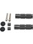 Evrensel Cnc Motosiklet Scooter Dirt Atv Ayak Çarşamba Ayak Pegs Siyah (Yurt Dışından) 2