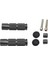 Evrensel Cnc Motosiklet Scooter Dirt Atv Ayak Çarşamba Ayak Pegs Siyah (Yurt Dışından) 5