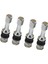 4 Adet Araba Kamyonu TR48E 53MM Düz Metal Tubless Lastik Valf Kök Kitleri (Yurt Dışından) 4