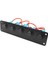 12V 24V 5 Çete Mavi LED Rocker Anahtarı Paneli Su Geçirmez Kontrol Anahtarı (Yurt Dışından) 5