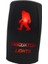 Siyah Sasquatch Rocker Switch Rv Için 12V 24V 5pin - Kırmızı LED (Yurt Dışından) 1