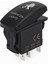Siyah Sasquatch Rocker Switch Rv Için 12V 24V 5pin - Kırmızı LED (Yurt Dışından) 3