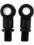 2 Adet Motosiklet Scooter Siyah 14MM Için Emici Göz Adaptörleri (Yurt Dışından) 2