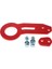 Universal Araba Otomatik Aracı Için Alüminyum Alaşım Towing Hook Trailer Kırmızı (Yurt Dışından) 2