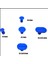 30 Adet Grup Tutkal Fiş Çekme Sekmeleri Dayanıklı Plastik 5 Boyutu Dent Remover Sekmesi (Yurt Dışından) 2