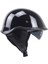 Parlak Siyah Motosiklet Açık Yüz Yarım Kask Nokta Açılır Güneş Visor L (Yurt Dışından) 4