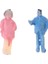 0.6-1cm Yükseklik Insanlar Yolcu Modeli Figürü Plastik Z 1/200 Ölçekli Karışım (Yurt Dışından) 3